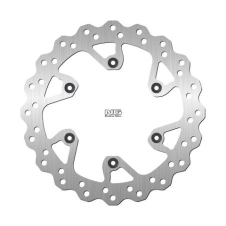 NG TARCZA HAMULCOWA TYŁ YAMAHA WR250/450 '19-21, YZ125/250/450 '18-23 (245X115X4MM) (6X6,5MM) WAVE