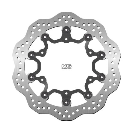 NG TARCZA HAMULCOWA PRZÓD YAMAHA XP 500 T-MAX '08-'11 (298X132X4MM) (6X8,25MM) WAVE PŁYWAJĄCA