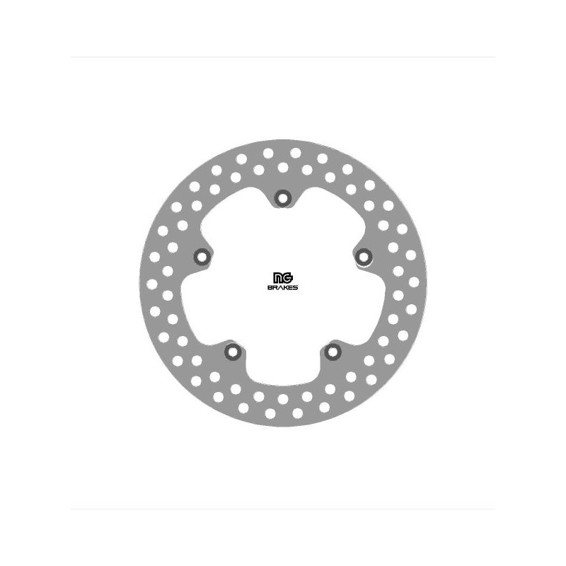 NG TARCZA HAMULCOWA TYŁ PIAGGIO BEVERLY 500 '07-'12 (210X110X4MM) (5X6,5MM)