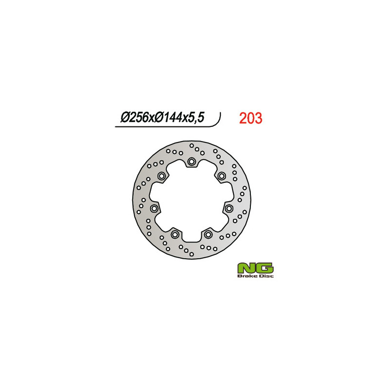 NG TARCZA HAMULCOWA PRZÓD HONDA XL 600 RM/LM (85-88) (256x144x5,5)