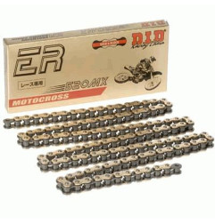 DID ŁAŃCUCH NAPĘDOWY 520MX-116 ZŁOTY (116 OGNIW) CROSS ULTRA BEZ O-RINGÓW (OTWARTY + ZAPINKA)