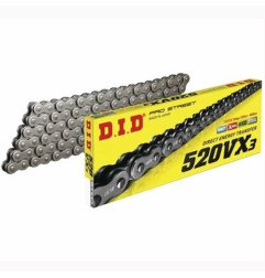 DID ŁAŃCUCH NAPĘDOWY 520VX3-110 (110 OGNIW) X-RING (OTWARTY + ZAPINKA)