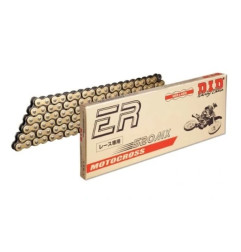DID ŁAŃCUCH NAPĘDOWY 520MX-104 ZŁOTY (104 OGNIW) CROSS ULTRA BEZ O-RINGÓW (OTWARTY + ZAPINKA)