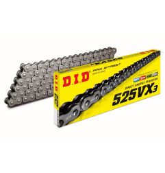 ŁAŃCUCH NAPĘDOWY DID525VX3-122FB OTWARTY Z ZAPINKĄ
