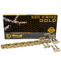 PROX ŁAŃCUCH NAPĘDOWY 520 X-RING GOLD 120 OGNIW KOLOR ZŁOTY (OTWARTY + ZAPINKA) (37,8KN) PROX ŁAŃCUCH NAPĘDOWY 520 X-RING GOLD 120 OGNIW KOLOR ZŁOTY (OTWARTY + ZAPINKA) (37,8KN)