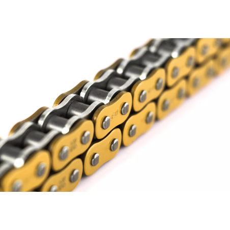 Łańcuch napędowy Afam 520 XSR-G 102 Xs-Ring otwarty z zakuwką złoty