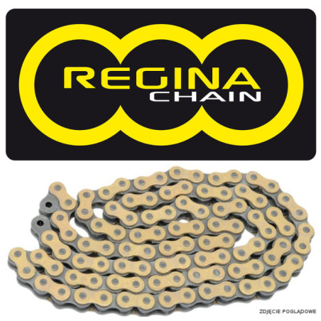 REGINA ŁAŃCUCH NAPĘDOWY 428RH2 (124 OGNIW) MOTOCROSS DO 125 CCM ZŁOTY (126RH2/023) (BEZ ORINGÓW)