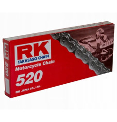 RK ŁAŃCUCH NAPĘDOWY 520-120 ZAPINKA (CL) W ZESTAWIE KOLOR STANDARD (POJEMNOŚĆ: DO 250 CCM) (29,4 KN)