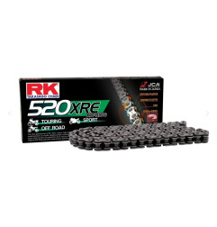 RK ŁAŃCUCH NAPĘDOWY 520XRE-126 (XW-RING) ZAKUWKA (CLF) W ZESTAWIE KOLOR STANDARD (POJEMNOŚĆ: DO 800 CCM) (36,5 KN)