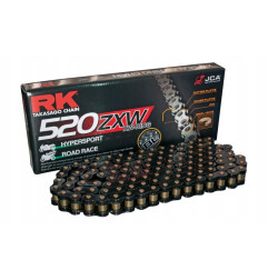 RK ŁAŃCUCH NAPĘDOWY BL520ZXW-120 (XW-RING) ZAKUWKA (CLF) W ZESTAWIE KOLOR CZARNY (POJEMNOŚĆ: DO 1200 CCM) (42 KN)
