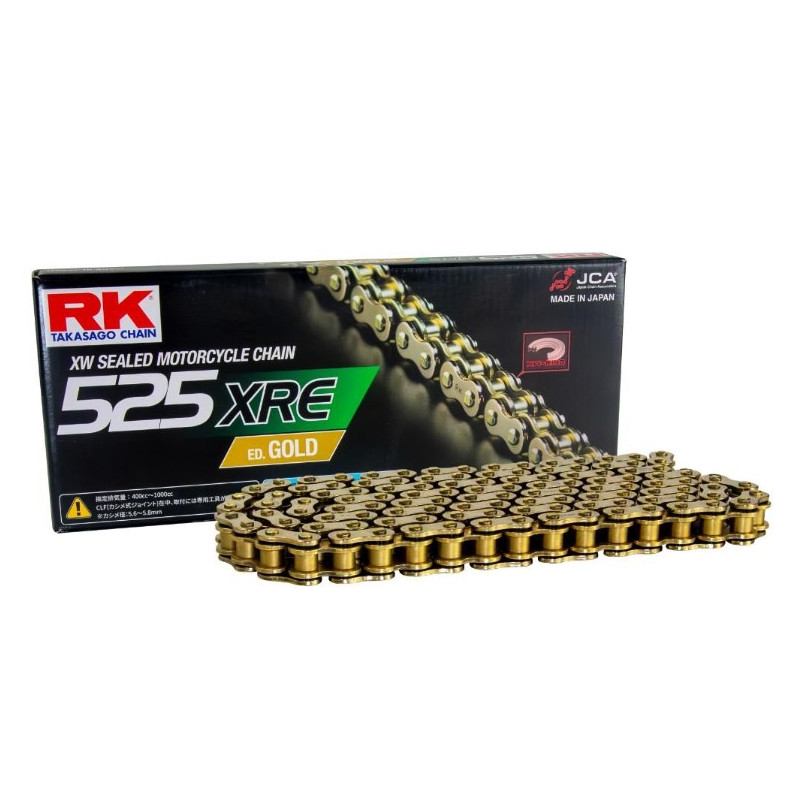 RK ŁAŃCUCH NAPĘDOWY GB525XRE-114 (XW-RING) ZAKUWKA (CLF) W ZESTAWIE KOLOR ZŁOTY (POJEMNOŚĆ: DO 1000 CCM) (42 KN) RK ŁAŃCUCH NAPĘDOWY GB525XRE-114 (XW-RING) ZAKUWKA (CLF) W ZESTAWIE KOLOR ZŁOTY (POJEMNOŚĆ: DO 1000 CCM) (42 KN)