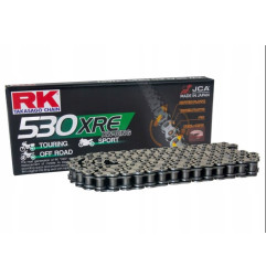 RK ŁAŃCUCH NAPĘDOWY 530XRE-118 (XW-RING) ZAKUWKA (CLF) W ZESTAWIE KOLOR STANDARD (POJEMNOŚĆ: DO 1400 CCM) (44 KN)