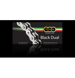 REGINA ŁAŃCUCH NAPĘDOWY 520ZRA (116 OGNIW) Z-RING DUAL DO 600CCM CZARNY (ZAPINKA+ZAKUWKA) (135ZRA/1015)
