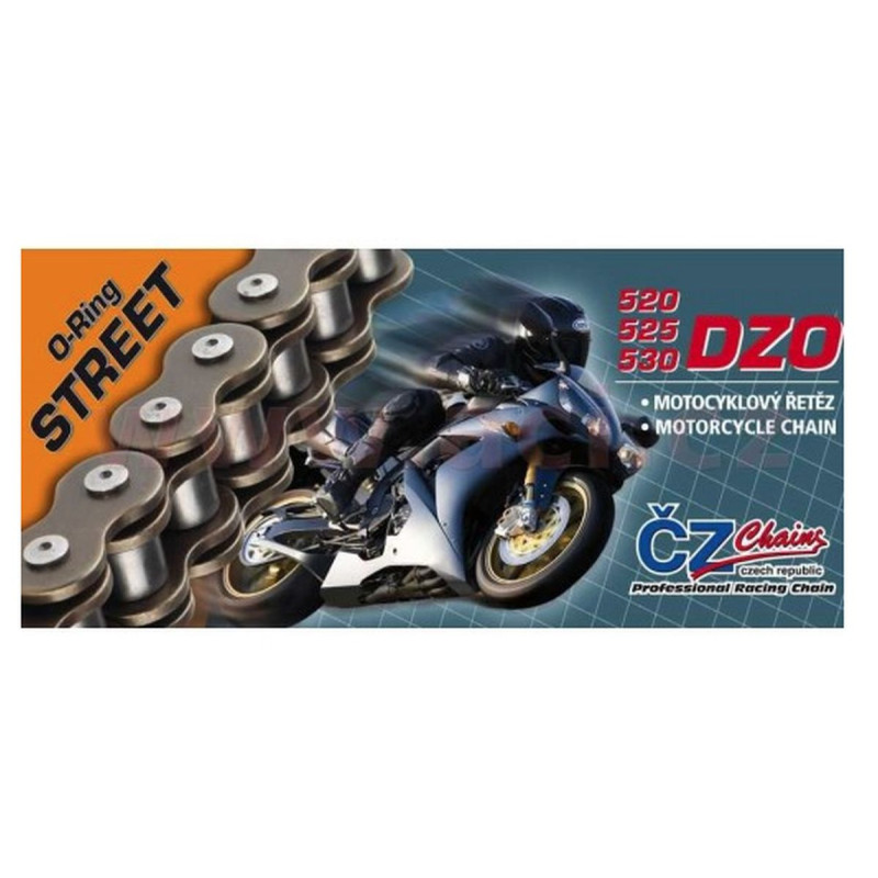 CZ ŁAŃCUCH NAPĘDOWY 520 DZO (118 OGNIW) O-RING BRONZE DO 750 CCM (STREET) (35,6 KN) + ZAKUWKA DRĄŻONA CZ ŁAŃCUCH NAPĘDOWY 520 DZO (118 OGNIW) O-RING BRONZE DO 750 CCM (STREET) (35,6 KN) + ZAKUWKA DRĄŻONA