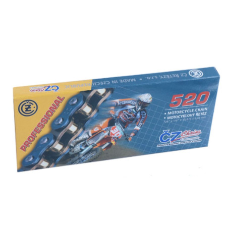 CZ ŁAŃCUCH NAPĘDOWY 520 M (114 OGNIW) MOTOCROSS DO 125 CCM (2T), 250 CCM (4T) (35,0 KN) + ZAPINKA