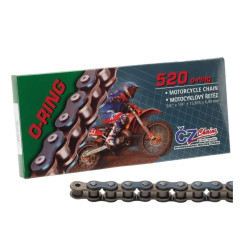 CZ ŁAŃCUCH NAPĘDOWY 520 ORM (108 OGNIW) O-RING DO 450 CCM (34,0 KN) + ZAPINKA