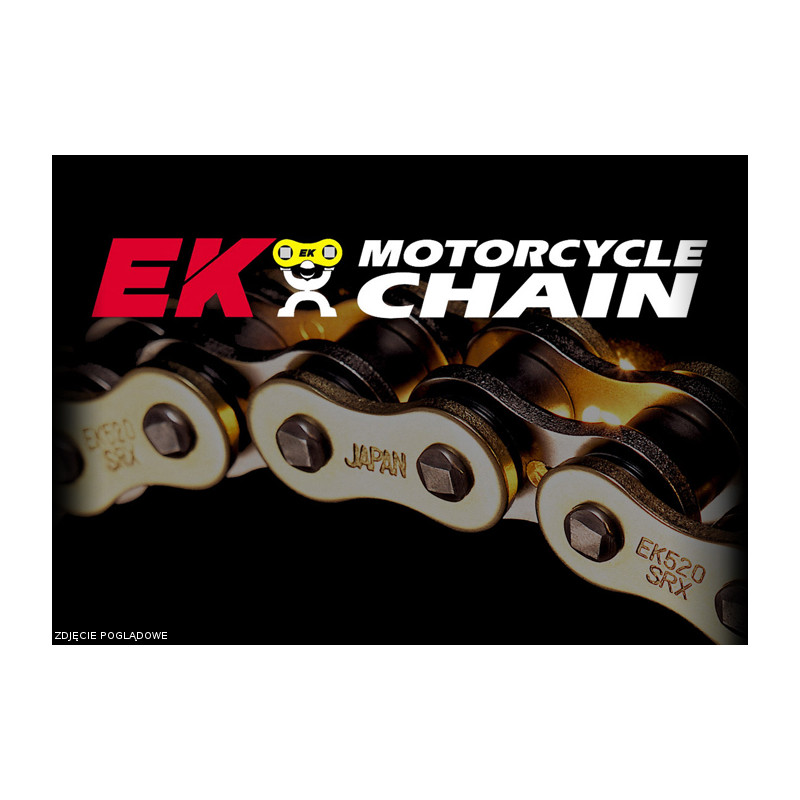 EK ŁAŃCUCH NAPĘDOWY EK428SHDR 140 CROSS (DO 125CCM) (22,2KN) (MADE IN JAPAN) (ZAPINKA)
