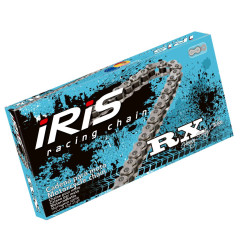 IRIS WYPRZEDAŻ ŁAŃCUCH NAPĘDOWY 420 RX-134 (134-OGNIW) BEZ O-RINGÓW (OTWARTY + ZAPINKA) KOLOR NATURALNY (19,5KN)