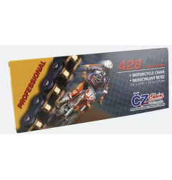 CZ ŁAŃCUCH NAPĘDOWY 428 OR (146 OGNIW) O-RING (STREET MAX 250 CCM) (23,4 KN) + ZAPINKA