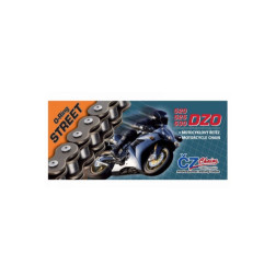 CZ ŁAŃCUCH NAPĘDOWY 520 DZO (104 OGNIW) O-RING BRONZE DO 750 CCM (STREET) (35,6 KN) + ZAKUWKA DRĄŻONA