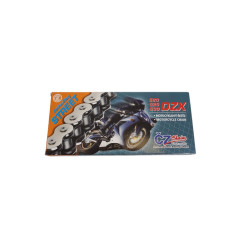 CZ ŁAŃCUCH NAPĘDOWY 525 DZX (108 OGNIW) ACTIVE RING (X-RING) CHROM DO 1000 CCM (40,0 KN) + ZAKUWKA DRĄŻONA