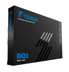 TSUBAKI ŁAŃCUCH NAPĘDOWY 525 RQ1 124 PROFESSIONAL ROAD X-RING CHAIN KOLOR ZŁOTO CZARNY G&B