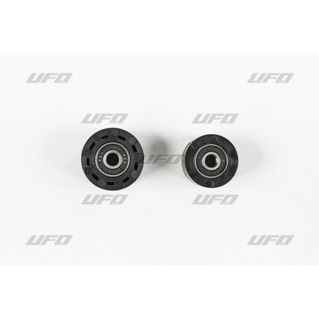UFO ROLKA KOMPLET 2 SZT.GÓRA I DÓŁ ŁAŃCUCHA HONDA CRF 250R '12-21, CRF 450R/X '12-16 KOLOR CZARNY I 79-5014,79-5015