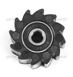 UFO ROLKA ŁAŃCUCHA KAWASAKI KXF 250 '21-'24, KXF 450 '19-'23, KOLOR CZARNY, ZĘBATA (8X38X24MM) 79-5014