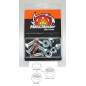 MOTO-MASTER ŚRUBY DO ZĘBATKI TYLNEJ M8X30MM (6SZTUK) FUJILOK U-NUT (IMBUS) HONDA/YAMAHA/SUZUKI/KAWASAKI