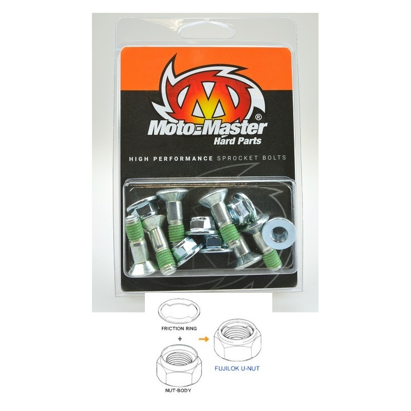 MOTO-MASTER ŚRUBY DO ZĘBATKI TYLNEJ M8X26MM (6SZTUK) FUJILOK U-NUT (TORX) KTM/HUSQVARNA/BETA MOTO-MASTER ŚRUBY DO ZĘBATKI TYLNEJ M8X26MM (6SZTUK) FUJILOK U-NUT (TORX) KTM/HUSQVARNA/BETA