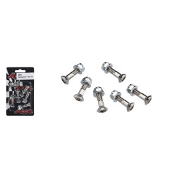 ACCEL KOMPLET ŚRUB ZĘBATKI TYLNEJ Z NAKRĘTKAMI (6 SZT.) M8X32MM