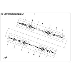 Guma przegubu zewnetrznego cfmoto 500 X5 800 X8 9010-270150-1000