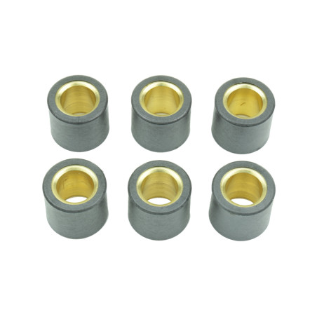 ATHENA ROLKI WARIATORA 6 SZT. 19X17 MM 15.5 GR APRILIA SR 125 / 150, DERBI BOULEVARD 125 / 150 / 200