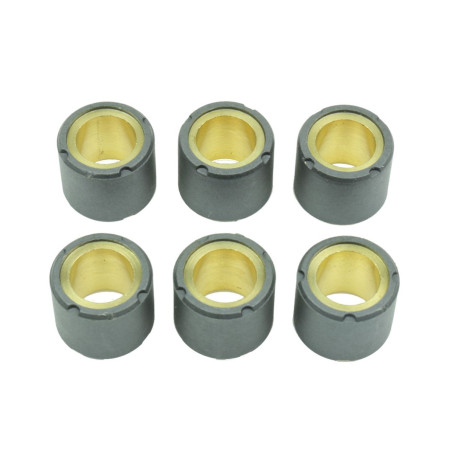ATHENA ROLKI WARIATORA 6 SZT. 20X17 MM 9 GR. YAMAHA X-MAX / X-CITY / MAJESTY 125, APRILIA ATLANTIC / LEONARDO 125