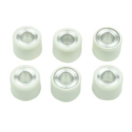 ATHENA ROLKI WARIATORA 6 SZT. 15X12 MM 7,5 GR. APRILIA AMICO/GULLIVER/SCARABEO/SONIC/SR 50, PIAGGIO BROVO/CIAO/GRILLO 50