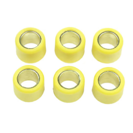 ATHENA ROLKI WARIATORA 6 SZT. 15X12 MM 5,6 GR. APRILIA AMICO /AREA / GULLIVER / RALLY / SONIC / SR 50, SCARABEO 50 / 100