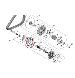 Ślizgi wariatora cfmoto cforce 450 520 550 850 0GR0-051005 0JYA-051001