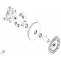 1. Przeciwtalerz wariatora cfmoto 500 X5, 0180-051300-0003, CF188-051300-0003 1. Przeciwtalerz wariatora cfmoto 500 X5, 0180-051300-0003, CF188-051300-0003
