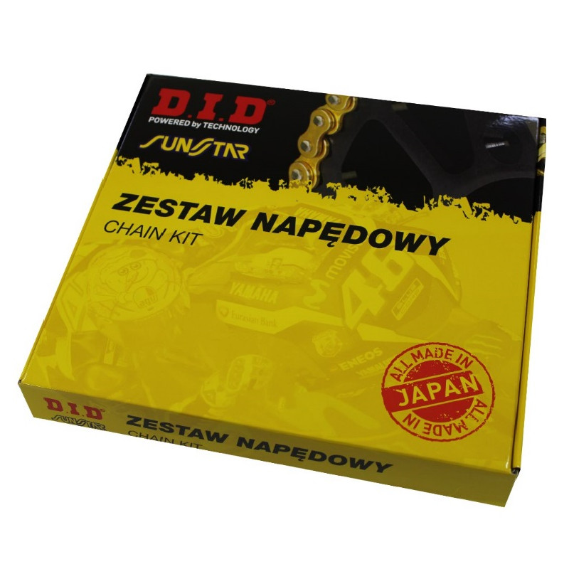 ZESTAW NAPĘDOWY DID520VX3 ZŁOTY 98 SUNF316-15 SUNR1-3538-39 (520VX2 ZŁOTY-XT550 82-84) ZESTAW NAPĘDOWY DID520VX3 ZŁOTY 98 SUNF316-15 SUNR1-3538-39 (520VX2 ZŁOTY-XT550 82-84)