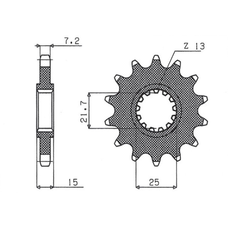SUNSTAR ZĘBATKA PRZEDNIA 2082 15 KAWASAKI ZX 6R '95-'97 (JTF1182.15) (208215JT) SUNSTAR ZĘBATKA PRZEDNIA 2082 15 KAWASAKI ZX 6R '95-'97 (JTF1182.15) (208215JT)