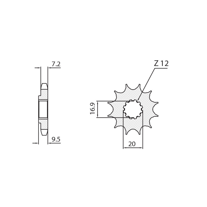 SUNSTAR ZĘBATKA PRZEDNIA 2084 13 KTM SX 85 '04-'18 (JTF1907.13) (ŁAŃC. 428) (208413JT) SUNSTAR ZĘBATKA PRZEDNIA 2084 13 KTM SX 85 '04-'18 (JTF1907.13) (ŁAŃC. 428) (208413JT)