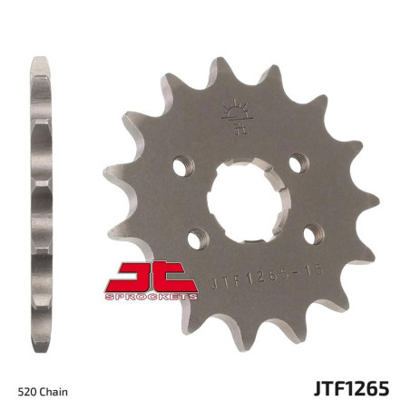 JT ZĘBATKA PRZEDNIA 265 12 HONDA XL 250S '78-'81, XL 250K '76-'77 (26512JT) (ŁAŃC. 520) NA ZAMÓWIENIE