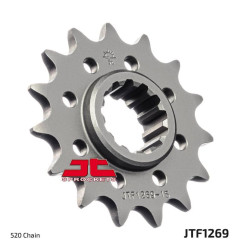 JT ZĘBATKA PRZEDNIA 347M 15 HONDA CBR 600/900/929/954/1000, VTR 1000 SP1/2 (347M15JT) (ŁAŃC. 520) KONWERSJA