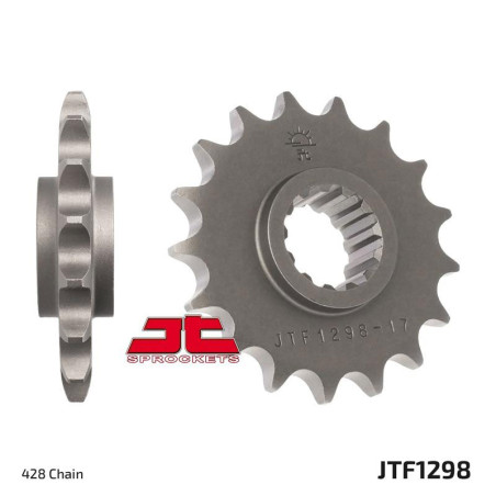 JT ZĘBATKA PRZEDNIA 2048 17 HONDA CBR 250 '90-00' VT/VTR 250 '89-90' (204817JT) (ŁAŃC. 428)