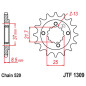 JT ZĘBATKA PRZEDNIA 350 13 HONDA XR 600R '91-'00, TRX 400EX /X '05-'14 (35013JT) (ŁAŃC. 520) JT ZĘBATKA PRZEDNIA 350 13 HONDA XR 600R '91-'00, TRX 400EX /X '05-'14 (35013JT) (ŁAŃC. 520)