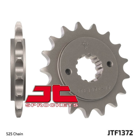 JT ZĘBATKA PRZEDNIA 348 17 HONDA XRV 750 AFRICA TWIN '90-'03, VT 750C '98-'07 (34817JT) (ŁAŃC. 525) (ORYG)