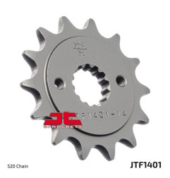 JT ZĘBATKA PRZEDNIA 2116 16 SUZUKI LTR 450 '06-'12, LTZ 400 '03-'13, RMX 450 '10-'13, KAWASAKI KFX 400, HYOSUNG TE 450