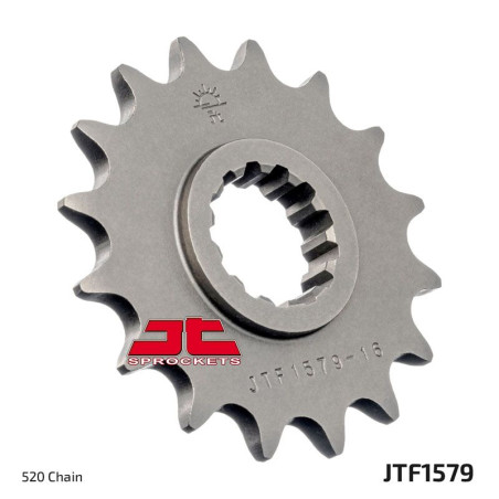 JT ZĘBATKA PRZEDNIA 579M 17 YAMAHA YZF R1 '98-21', FZ-1 '10-15' (579M17JT) (ŁAŃC. 520) KONWERSJA