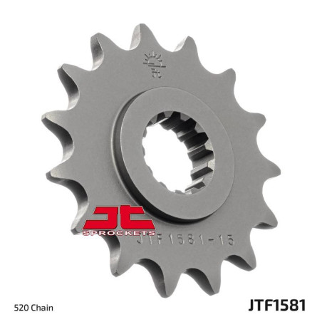 JT ZĘBATKA PRZEDNIA 566M 17 YAMAHA YZF R6 '99-20',FZ6 '04-09' (566M17JT) (ŁAŃC. 520) KONWERSJA