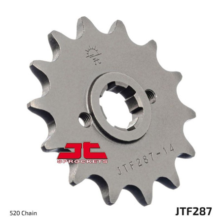 JT ZĘBATKA PRZEDNIA 267 15 HONDA CRF 230L '08-'10, XL 250R '84-'97 (26715JT) (ŁAŃC. 520)